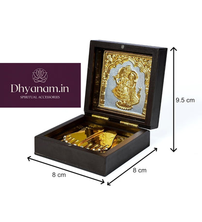 Premium Radha Krishna Charan Paduka Box✨️🤍