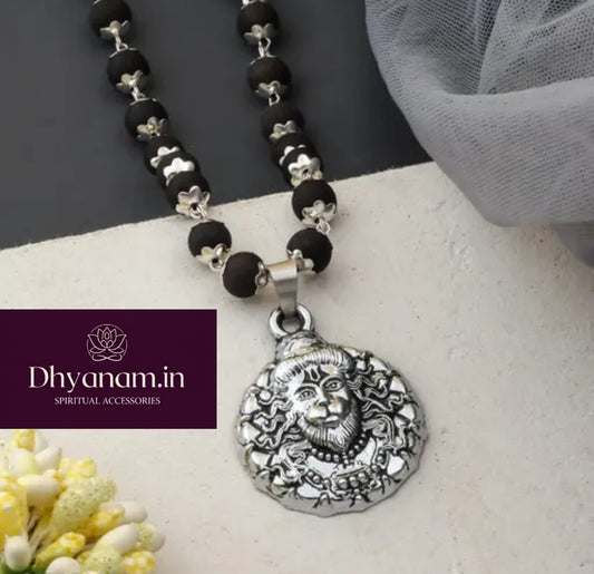 Authentic Karungali Mala With Hanuman Pendant✨️📿