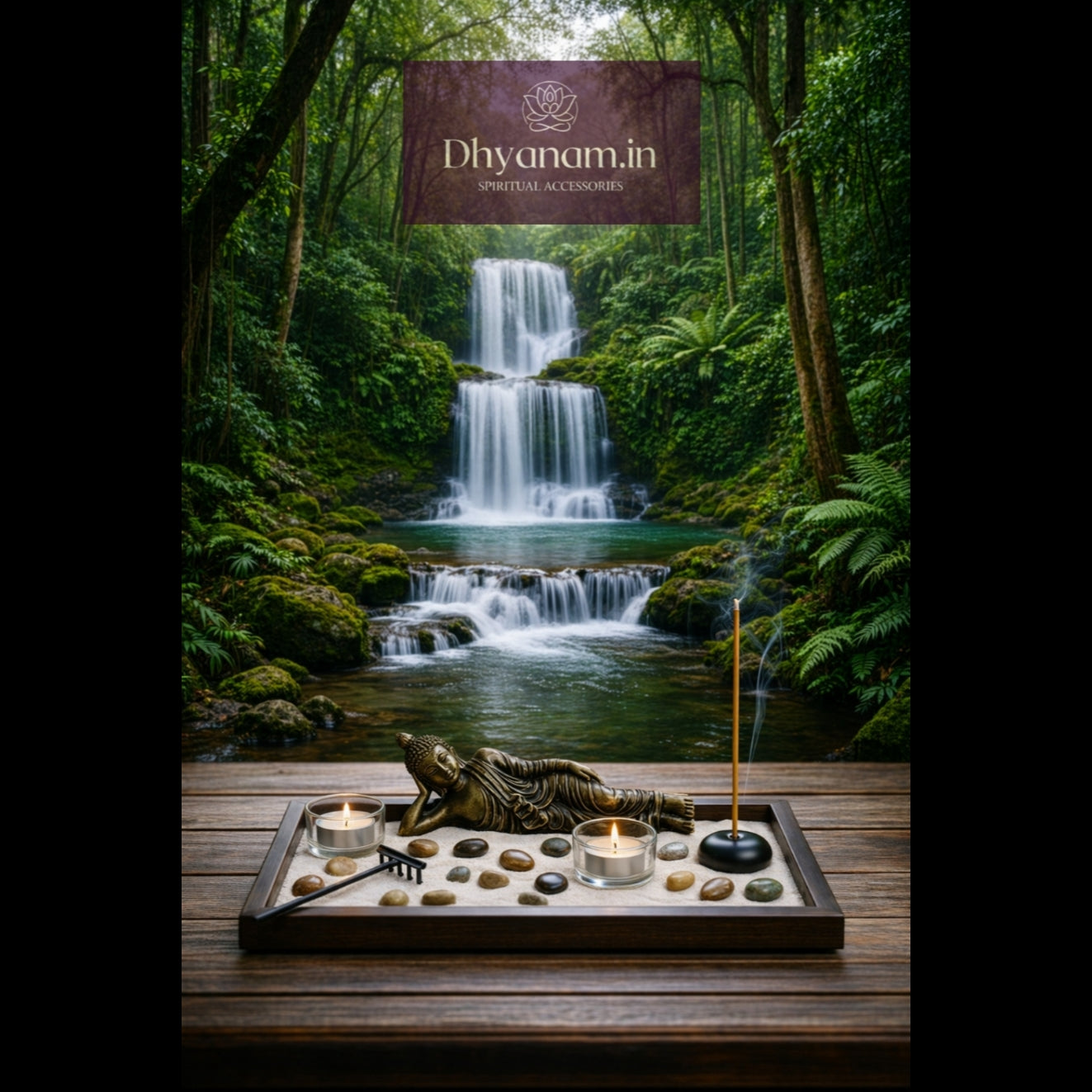 🕊️ Zen Buddha Relaxation Set – By Dhyanam Sprituals