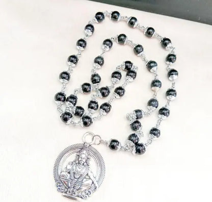 Ceramic Beads Aluminium Cap Ayyappa Mala