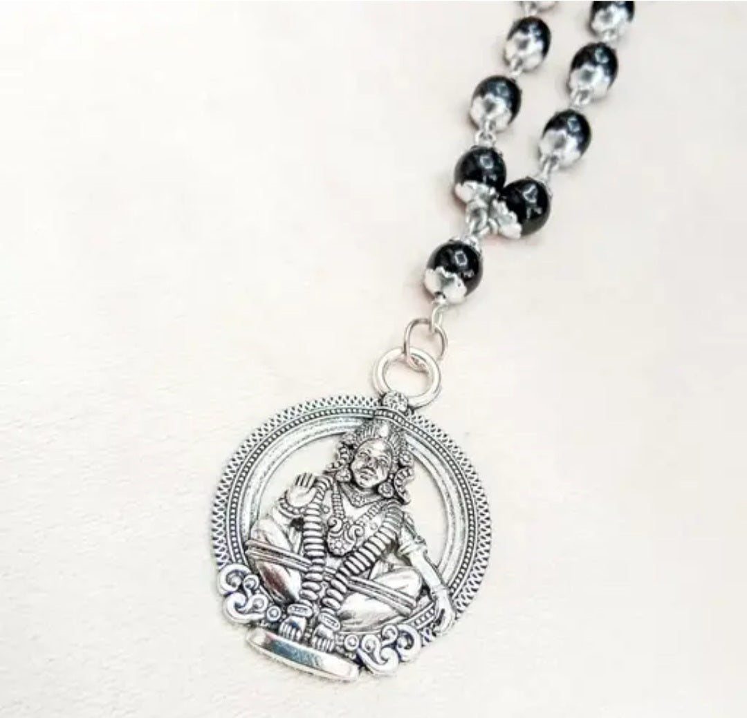 Ceramic Beads Aluminium Cap Ayyappa Mala