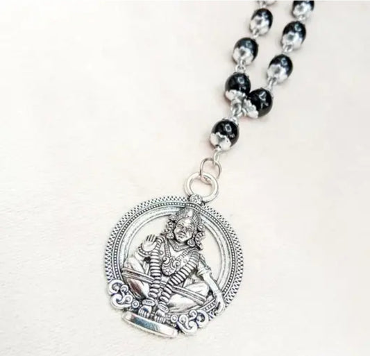 Ceramic Beads Aluminium Cap Ayyappa Mala