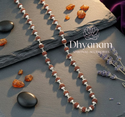 5 Mukhi Rudraksha Mala 54 beads🙏🏻📿🌸