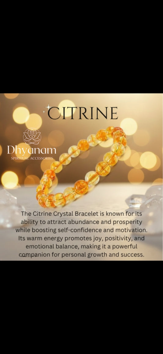 Citrine Crystal Bracelet
