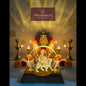 ✨Premium 3D Durga Maa Crystal Globe Lamp with Wooden LED Base – Power, Protection & Divine Energy🛕✨️