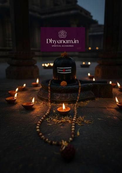 ✨5 Mukhi Premium Rudraksha Mala with Golden Cap✨️📿