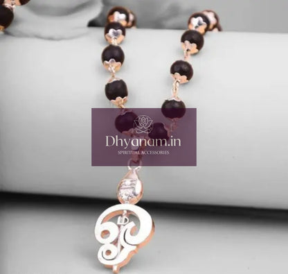 Authentic Murugan Vel karungali Mala Silver Plated 8mm 54 beads✨️