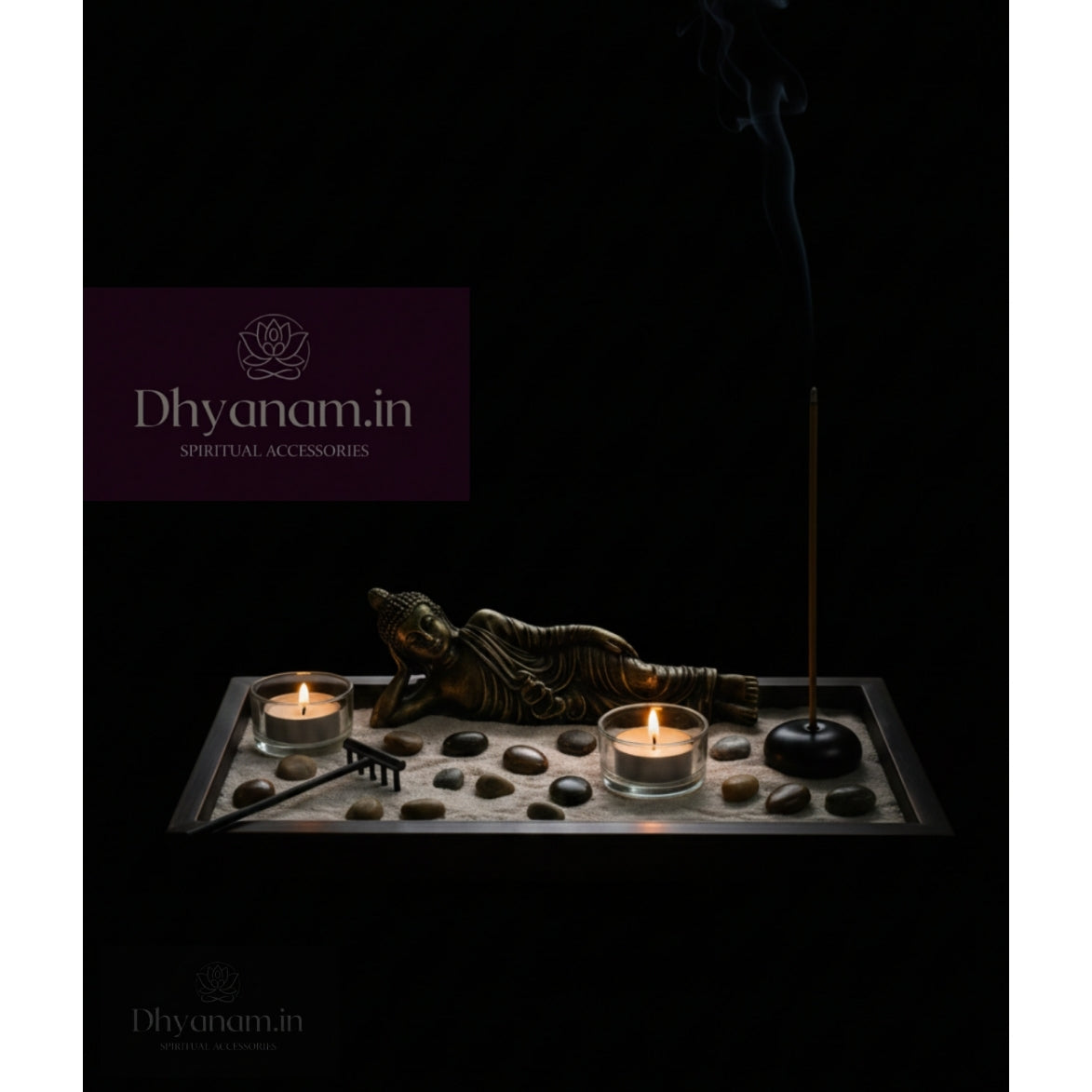 🕊️ Zen Buddha Relaxation Set – By Dhyanam Sprituals