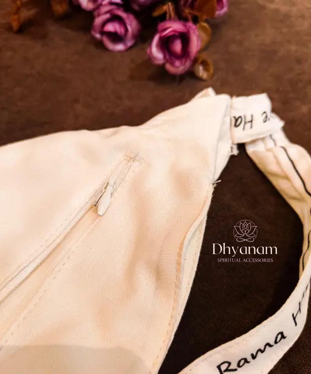 Hare Krishna Japa Mala With Gomukhi Bag