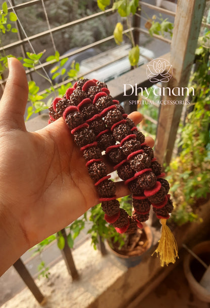 5 Mukhi Nepali Siddha Rudraksha Kantha 54 beads📿🌸
