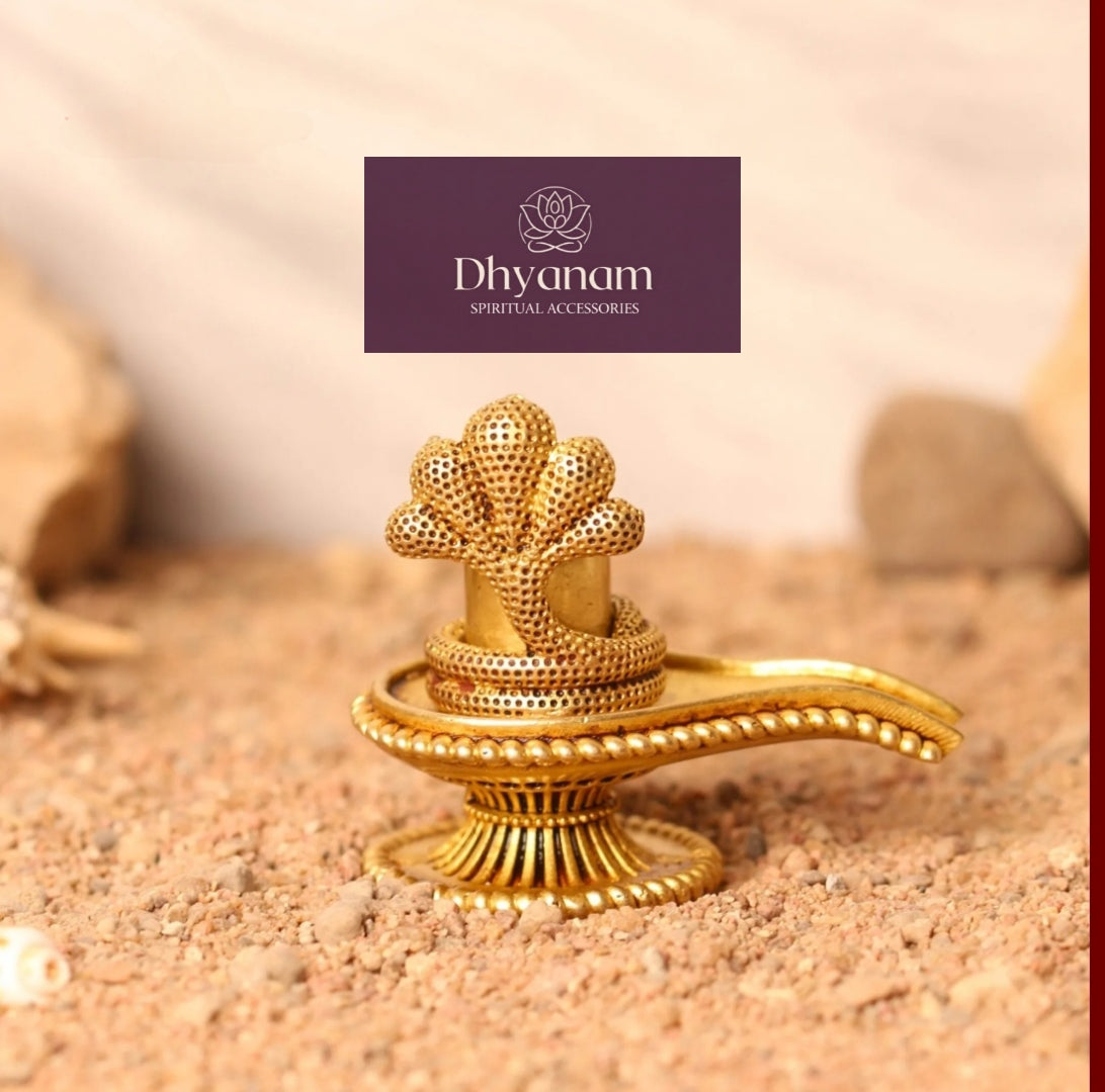 Premium Pure Brass Shivlingam With Sheshnaag✨️